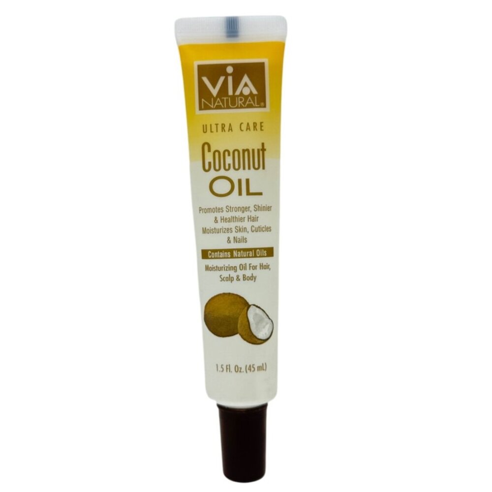 Via Natural Ultra Care Coconut Oil 1.5 Fl Oz Tube